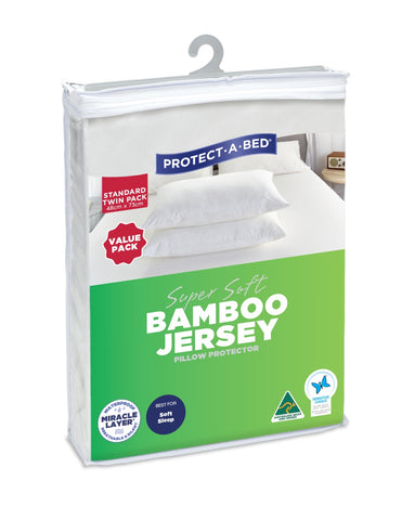 Bamboo Jersey Pillow Protectors