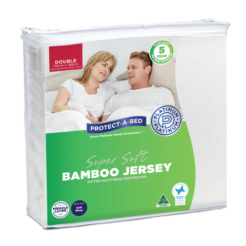 Super Soft Bamboo Jersey Mattress Protectors