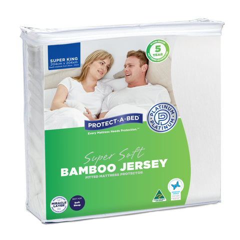 Super Soft Bamboo Jersey Mattress Protectors