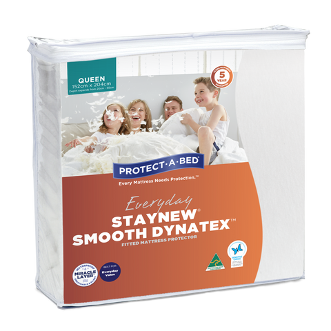 Staynew Smooth Dynatex Fitted Waterproof Mattress Protector