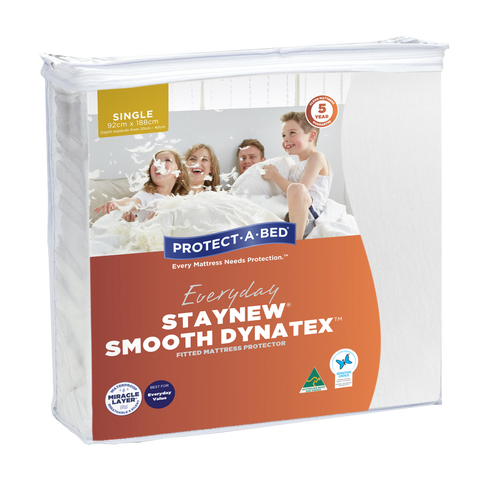 Staynew Smooth Dynatex Fitted Waterproof Mattress Protector